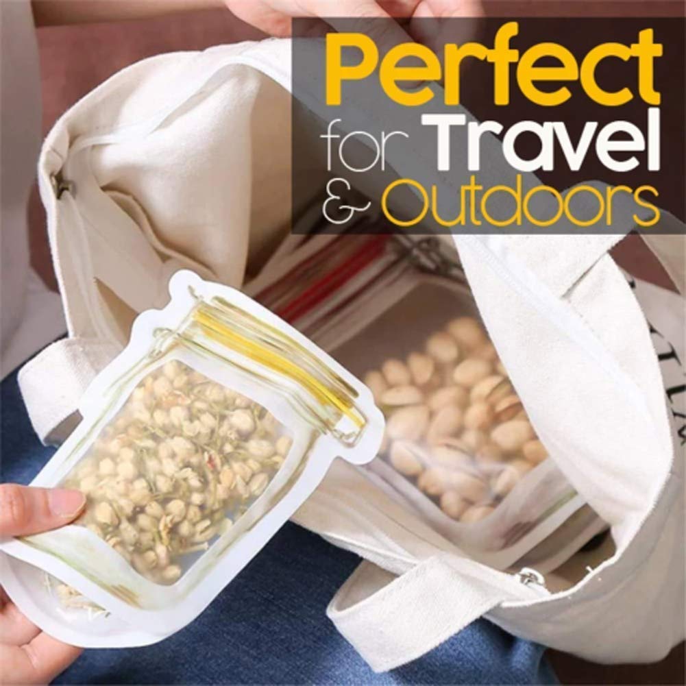 Jar shaped stand-up zipper pouch Jar shaped stand-up zipper pouch